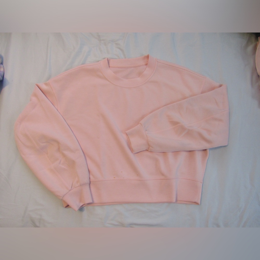 Strawberry Milkshake Perfectly Oversized Cropped Crew *Softstreme